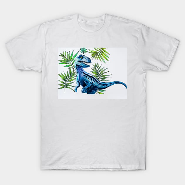 Velociraptor T-Shirt by Viviredsonja